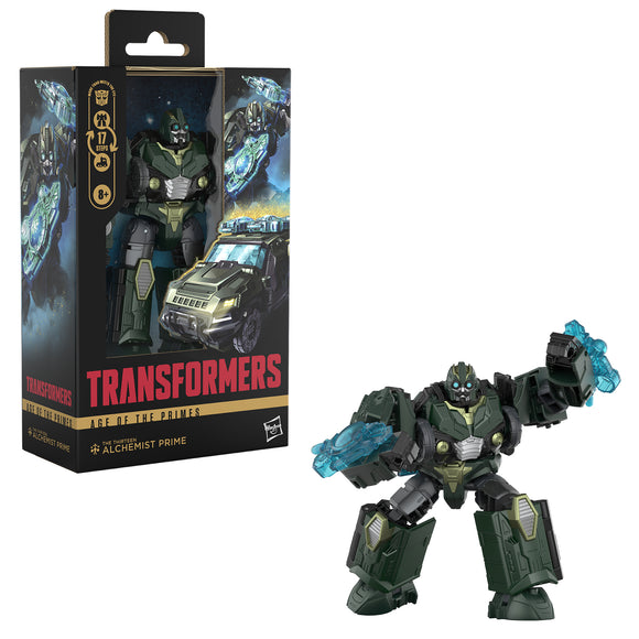 ( Pre Order ) Transformers Age of the Primes Deluxe Class The Thirteen Alchemist Prime Action Figure