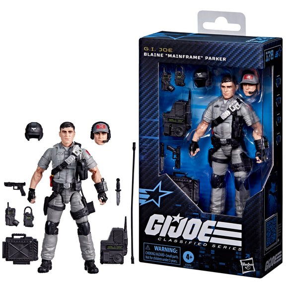 ( Pre Order ) G.I. Joe Classified Series #178, Blaine “Mainframe” Parker 6 inch Action Figure