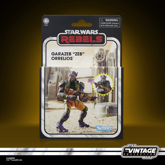 ( Pre Order ) Star Wars The Vintage Collection Garazeb “Zeb” Orrelios, Star Wars Rebels Deluxe 3.75 Inch Action Figure