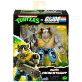 ( Pre Order ) Teenage Mutant Ninja Turtles x G.I. Joe Rocksteady x Buzzer Action Figure