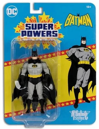 ( Pre Order ) DC Super Powers Wave 9 Batman ( Black and grey ) 4 inch Figure