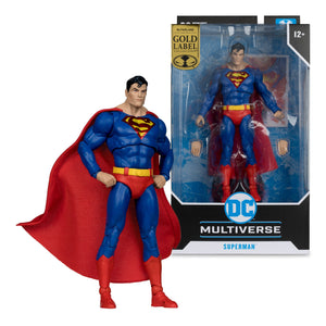 IN STOCK! McFarlane DC Multiverse Gold Label Action Comics #1000 Superman 7 inch Action Figure