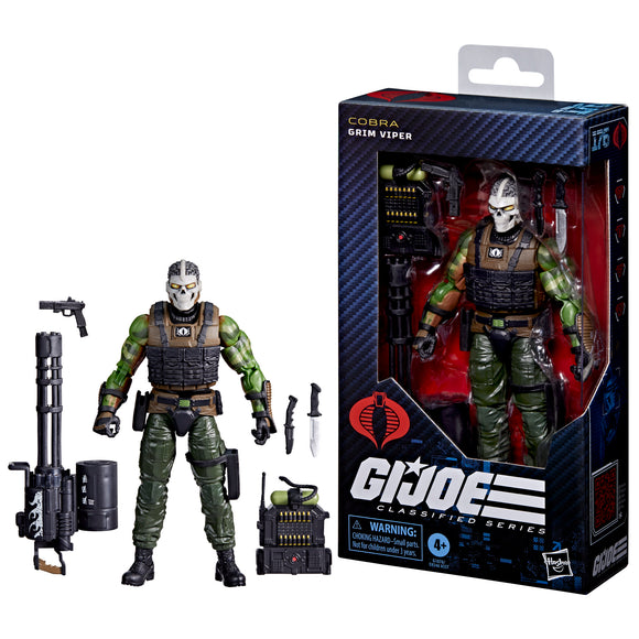 ( Pre Order ) G.I. Joe Classified Series #176, Grim Viper 6 inch Action Figure