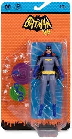 IN STOCK! McFarlane DC Retro Wave 11 Batman 1966 Batgirl Gray and Blue Comic 6-Inch Scale Action Figure