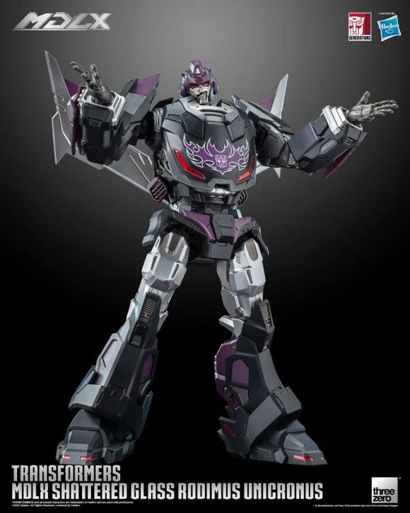 IN STOCK! Threezero Transformers MDLX Articulated Figure Series Shattered Glass Rodimus Unicronus