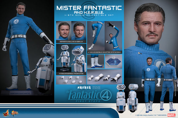 ( Pre Order ) Hot Toys Fantastic Four: First Steps Mr. Fantastic and Herbie 1:6 Scale Figure