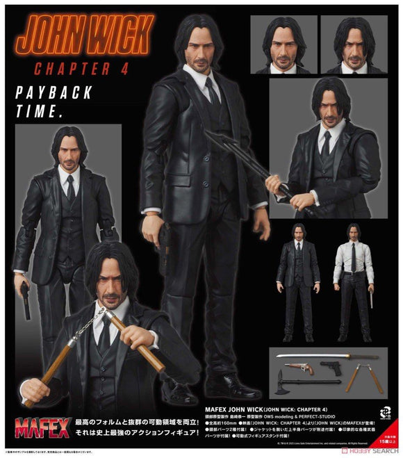 ( Pre Order ) MAFEX  Deluxe John Wick (Chapter 4) No. 212