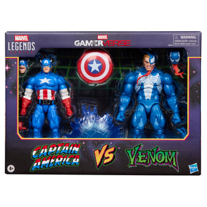 ( Pre Order ) Marvel Legends Series Gamerverse Captain America vs Venom Action Figure 2 Pack