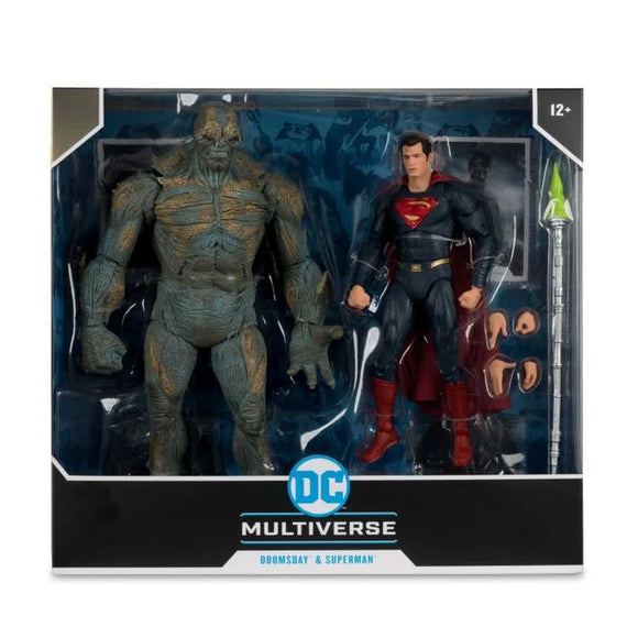 IN STOCK McFarlane DC Multiverse Doomsday & Superman 2pk (Batman V Superman: Dawn of Justice) 7 inch Action Figures