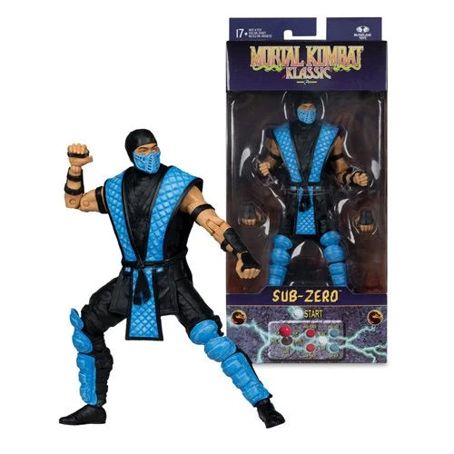 IN STOCK! McFarlane Mortal Kombat Klassics Sub Zero 7 inch Action Figure