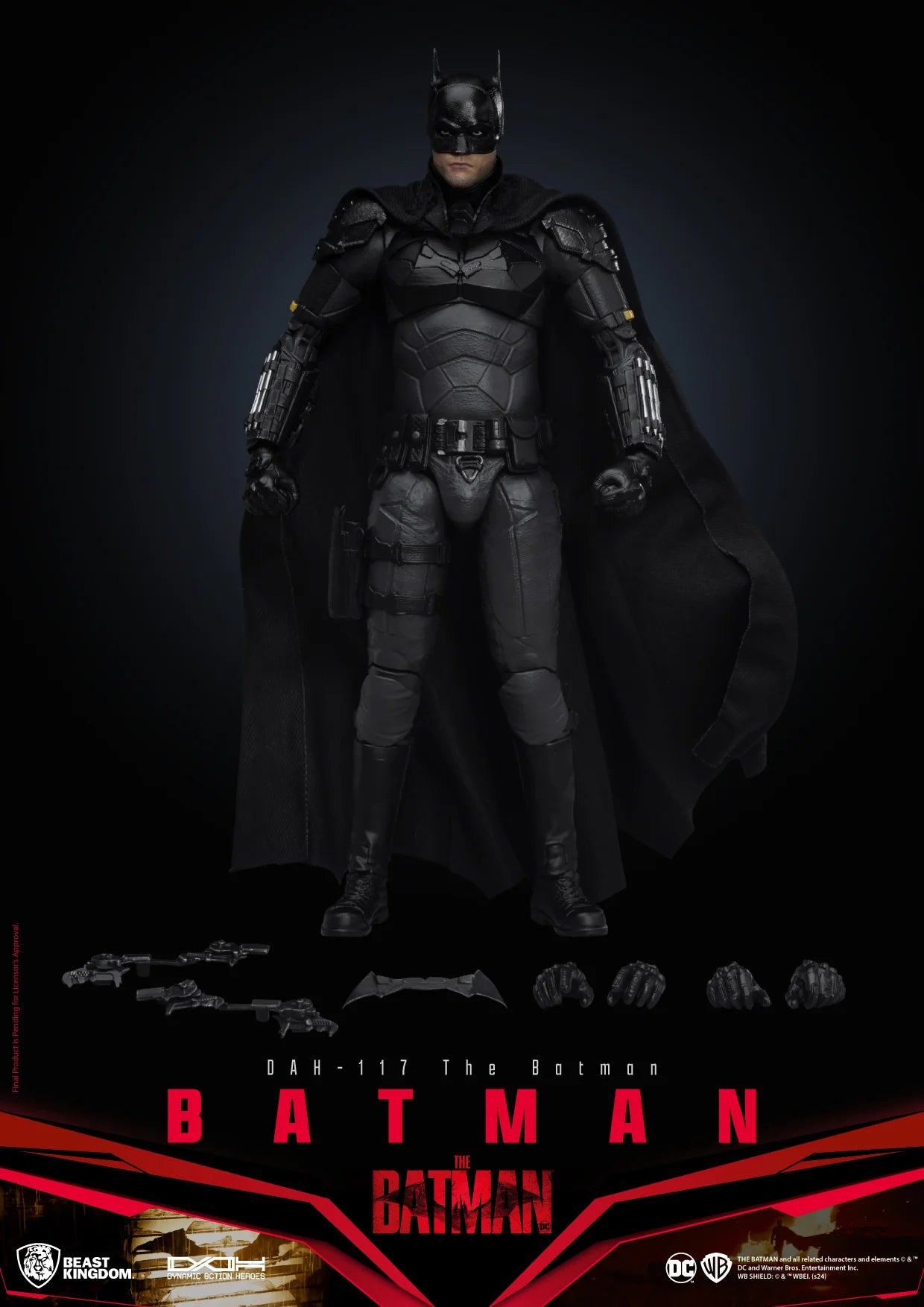 アメコミ BEAST KINGDOM BATMAN Essential Version IN STOCK! Beast Kingdom DAH-117 Batman (The Batman) Dynamic 8ction