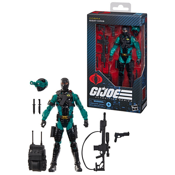 ( Pre Order ) G.I. Joe Classified Series #187, Night-Viper 6 inch Action Figure