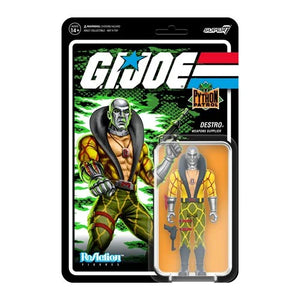 IN STOCK! Super 7 Reaction G.I. Joe Python Patrol Destro 3 3/4 inch Figure