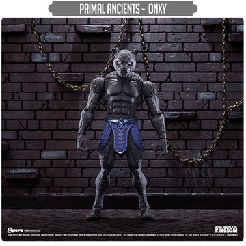 IN STOCK! ANIMAL WARRIORS PRIMAL SERIES ANCIENTS ONYX - 6.5 INCH ACTION FIGURE