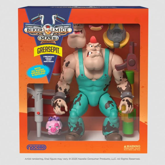 ( Pre Order ) Biker Mice from Mars Greasepit Action Figure