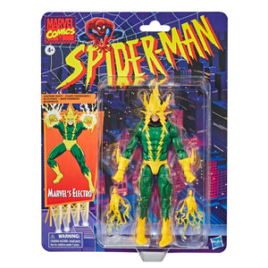 ( Pre Order ) Marvel Legends Series Retro Card Electro 6 inch Action Figure