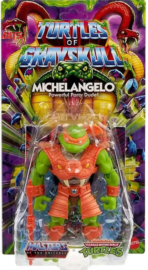 IN STOCK! MOTU Origins Turtles Of Grayskull Wave 6 Michelangelo Action Figure