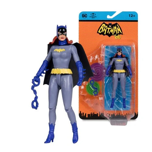 IN STOCK! McFarlane DC Retro Wave 11 Batman 1966 Batgirl Gray and Blue Comic 6-Inch Scale Action Figure