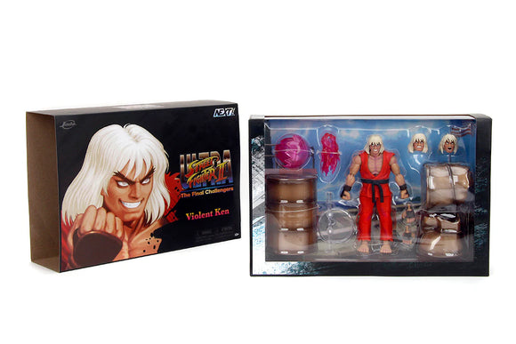 IN STOCK! Ultra Street Fighter II Violent Ken 1/12 Scale Action Figure Deluxe Set