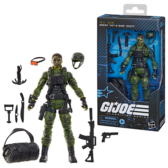 ( Pre Order ) G.I. Joe Classified Series #188, Brent “Hit & Run” Scott 6 inch Action Figure