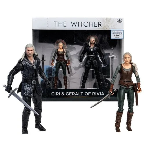 IN STOCK! McFarlane Witcher Netflix Ciri and Geralt Season 3 7-Inch Scale Action Figure 2-Pack