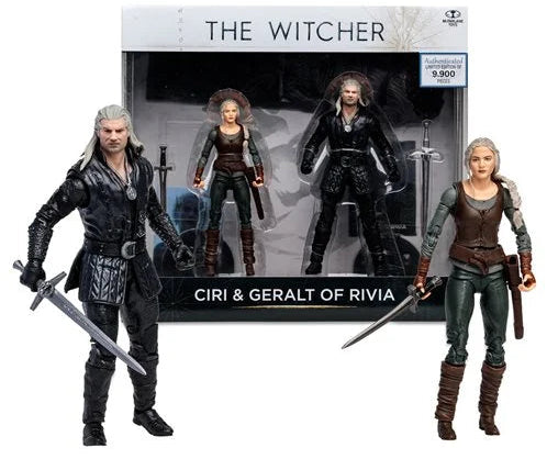 IN STOCK McFarlane Witcher Netflix Ciri and Geralt Season 3 7 Inch Sc DJCCollectibles
