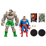 IN STOCK! McFarlane DC Multiverse Gold Label Collection Superman vs Doomsday Action Figure Set - 2pk