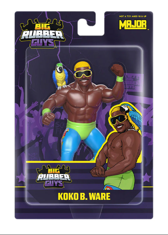 ( Pre Order ) Major Bendies Big Rubber Guys koko B Ware 8 inch Figure
