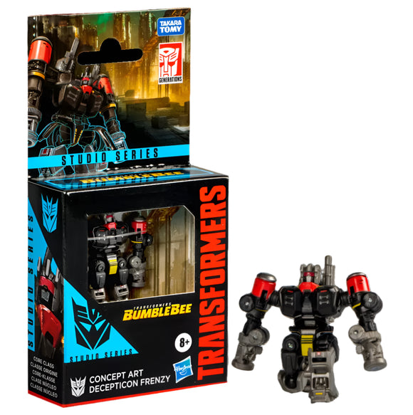 IN STOCK! Transformers Studio Series Core Transformers: Bumblebee Concept Art Frenzy Action Figure