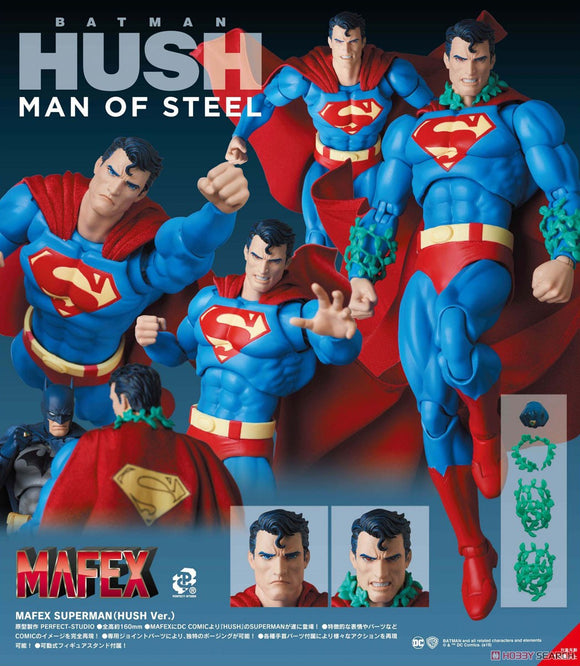 ( Pre Order ) Mafex No. 117 Hush Superman ( Rerun ) Action Figure