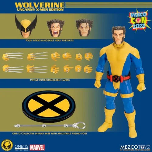 IN STOCK! Mezco One:12 Collective  Wolverine: Uncanny X-Men Edition Action Figure - SDCC 2023 Exclusive