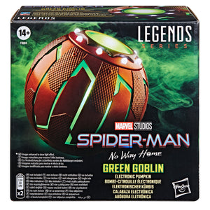 ( Pre Order ) Marvel Legends Series Green Goblin Electronic Pumpkin, Spider-Man: No Way Home Adult Roleplay Gear