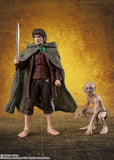 ( Pre Order ) S.H Figuarts The Lord of the Rings: The Fellowship of the Ring  Frodo Baggins & Gollum Action Figure Set