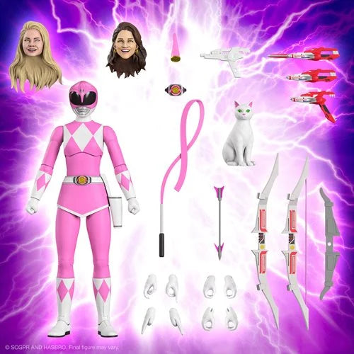 IN STOCK! Super 7 Power Rangers Ultimates Wave 2  Pink Ranger 7-Inch Action Figure