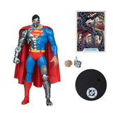 ( Pre Order ) McFarlane Vault Collection Wave 2 DC Multiverse Cyborg Superman 7 inch Action Figure