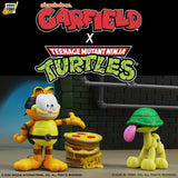 ( Pre Order ) Garfield x Teenage Mutant Ninja Turtles Garfello and Sidekick Odie Figure Two-Pack