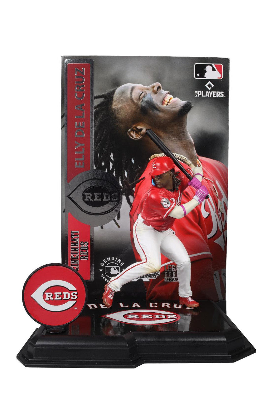 Cincinnati Reds ELLY DE LA CRUZ フィギュア 44 IN STOCK! MLB SportsPicks Cincinnati Reds Elly De La Cruz 7
