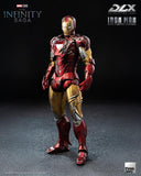 ( Pre Order ) Marvel: The Infinity Saga DLX Iron Man Mark 6 (Battle Damaged Ver.) 1/12 Scale Action Figure