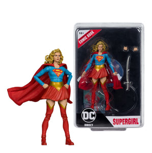 ( Pre Order ) McFarlane DC Direct Page Punchers Supergirl (Supergirl: Woman of Tomorrow) 7-Inch Figure with Comic