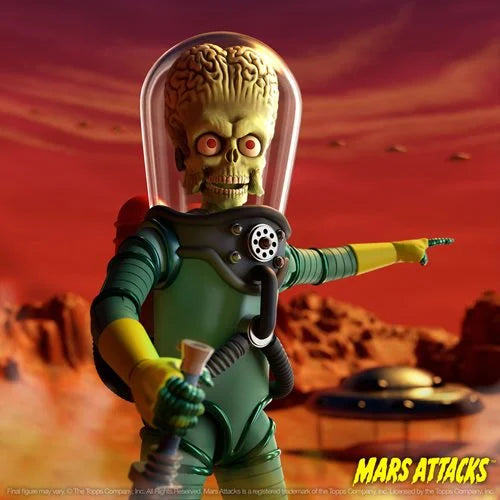 ( Pre Order ) Super 7 Ultimates Mars Attacks! Martian (Invasion Begins) 7-Inch Scale Action Figure