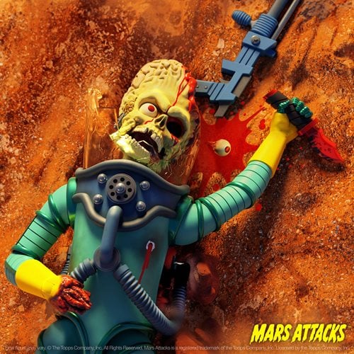 ( Pre Order ) Super 7 Ultimates Mars Attacks! Martian (Smashing the Enemy) 7-Inch Scale Action Figure