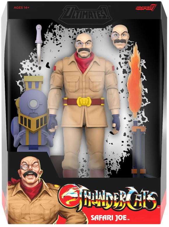 ( Pre Order ) Super 7 Ultimates Thundercats Wave 12 Safari Joe 7 inch Action Figure