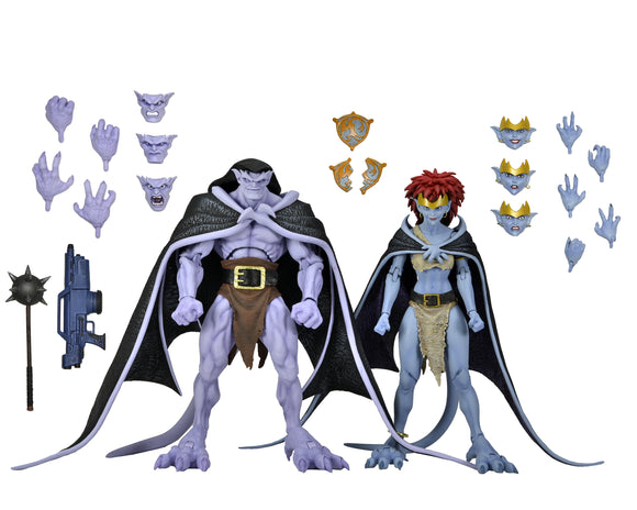 ( Pre Order ) NECA Gargoyles Goliath And Demona Vows 2 pack - 7 inch Action Figures