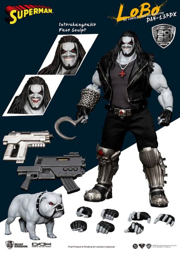 ( Pre Order ) Beast Kingdom DAH-137 DX DC Comics Lobo ( SDCC 2025 Exclusive ) Action Figure