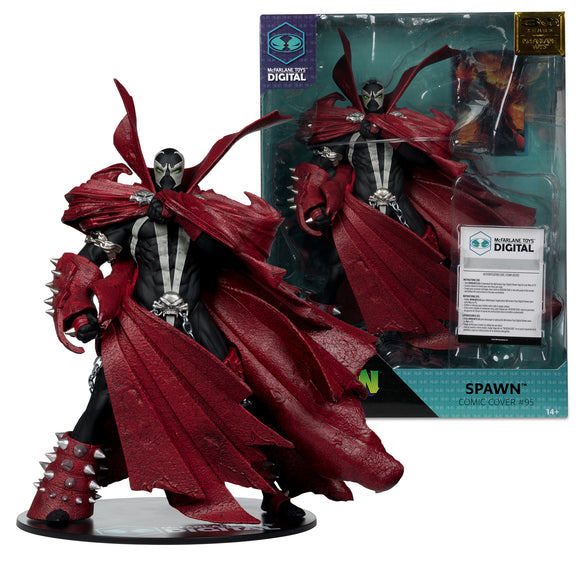 IN STOCK! McFarlane Spawn 30th Anniversary  (Comic Cover #95) 1:7 Scale Posed Figure with Digital Collectible