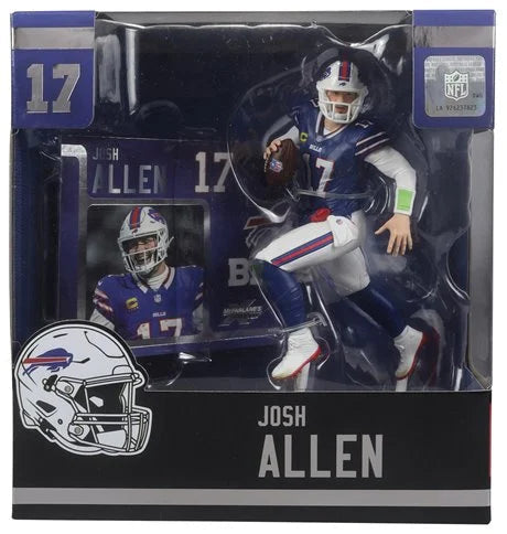 ( Pre Order ) McFarlane NFL SportsPicks 2024 Wave 2 Buffalo Bills Josh Allen 7-Inch Scale Posed Figure