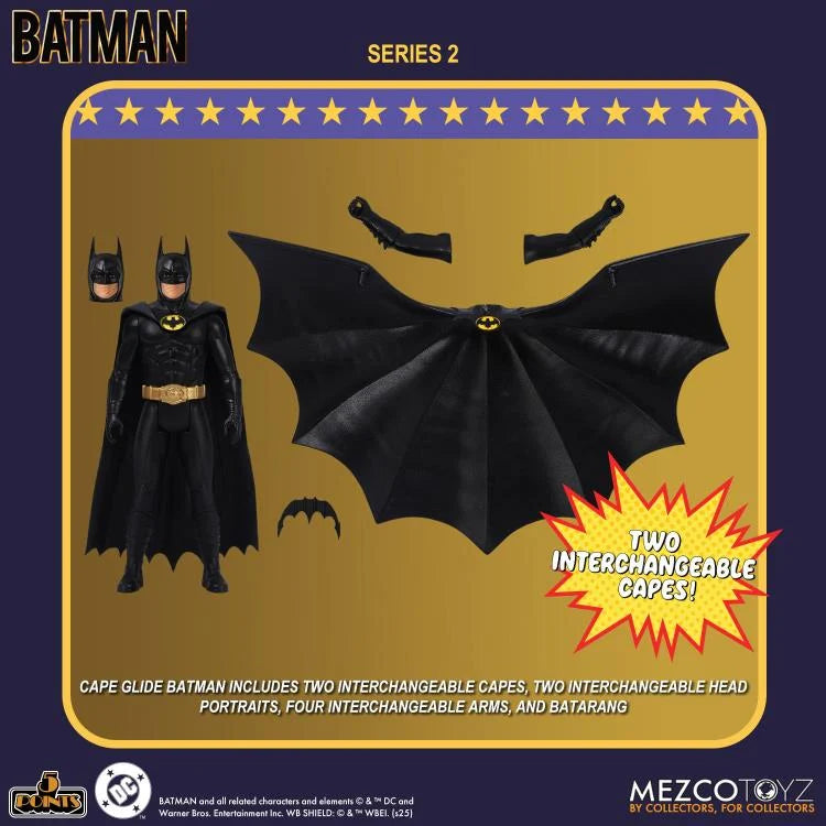 Pre Order ) Mezco Batman (1989) 5 Points Wave 2 Set of 3 Action