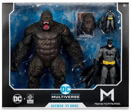 ( Pre Order ) McFarlane DC Multiverse Batman vs. Kong Megafig Justice League vs. Godzilla vs. Kong Action Figure 2-Pack