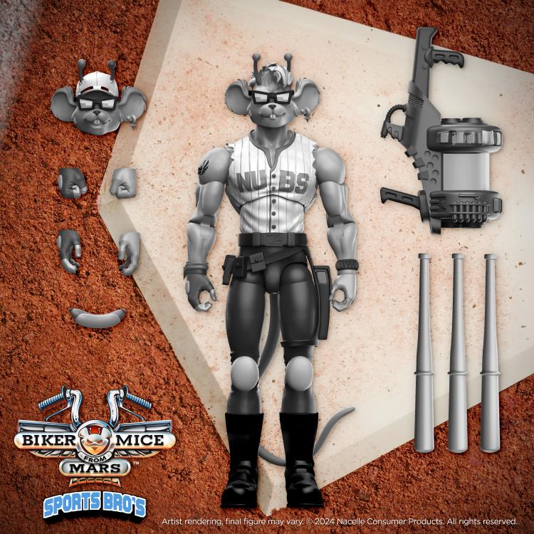 IN STOCK! Biker Mice from Mars Sports Bros Home-Run Throttle