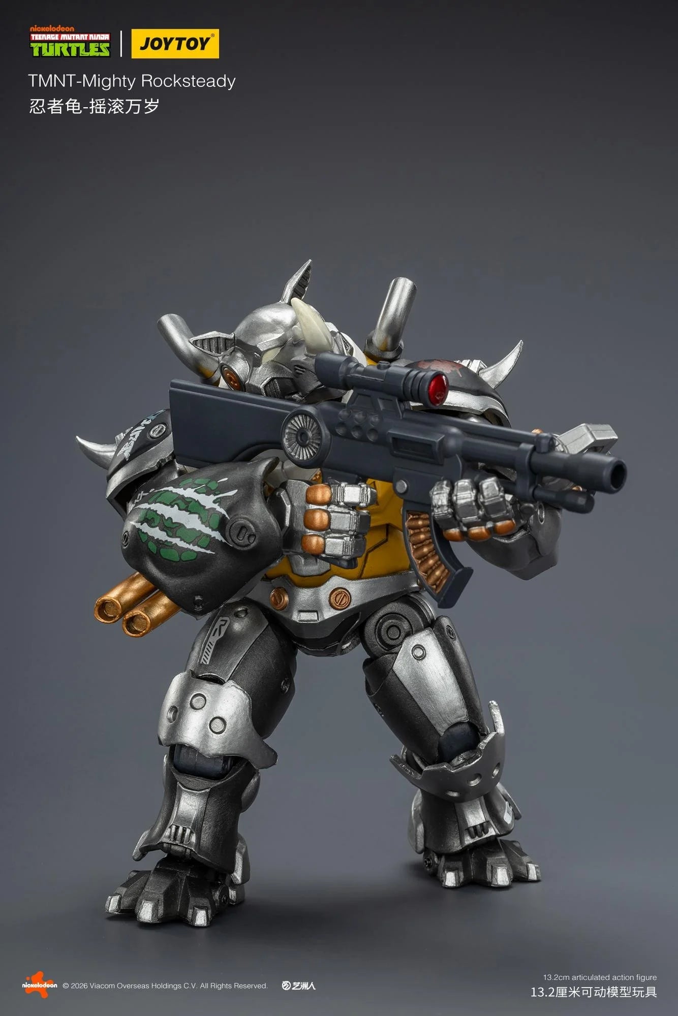 シリースタイル マッドトイ MADTOY IN STOCK! Joy Toy TMNT Mighty Rocksteady ( 1:18 ) Action Figure